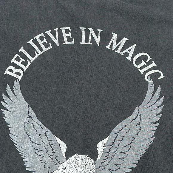 Vtg 1989 3D Emblem Harley Davidson Survivors Wolf LS t-shirt XL single stitch - Picture 9 of 13